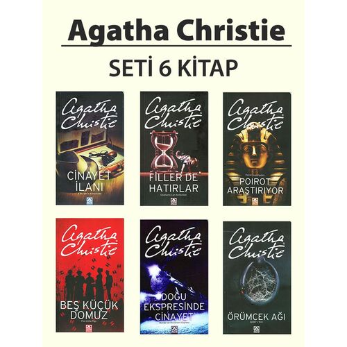 Agatha Christie Seti 6 Kitap (Özel Boy) Paket Kampanyası
