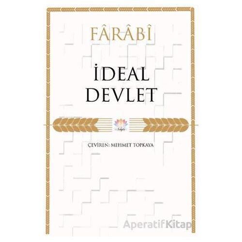 İdeal Devlet - Farabi - Nilüfer Yayınları