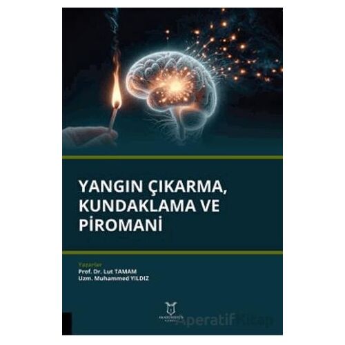 Yangın Çıkarma, Kundaklama ve Piromani - Lut Tamam - Akademisyen Kitabevi
