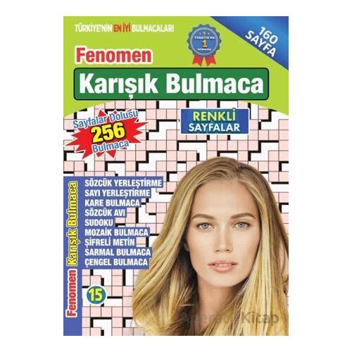 Fenomen Karışık Bulmaca 15 - Bertan Kodamanoğlu - Maxi Yayıncılık