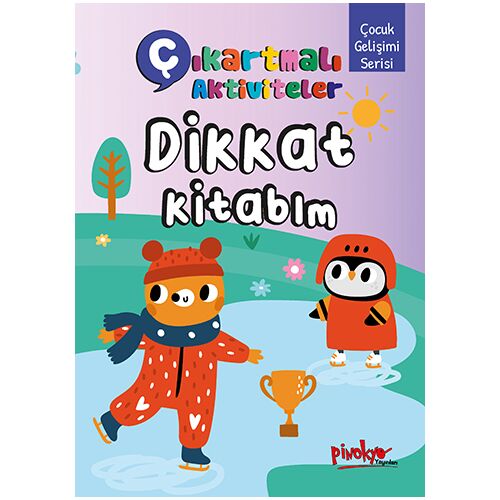 Çıkartmalı Aktiviteler Dikkat Kitabım - Buçe Dayı - Pinokyo Yayınları