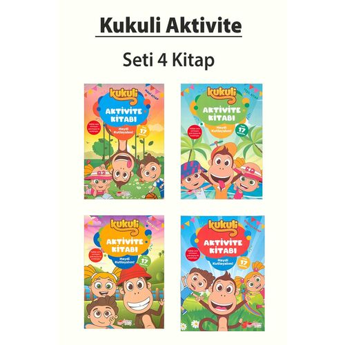 Kukuli Aktivite Kitabı (4 Kitap) Paket Kitap Kampanyası