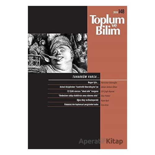Toplum ve Bilim Dergisi Sayı: 148 - İletişim Yayınevi
