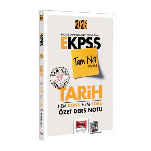 Yargı Yayınları 2026 E-KPSS Tam Not Serisi Tarih Hem Konu Hem Soru Özet Ders Notu