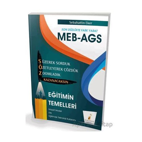 MEB - AGS Hazırlık Eğitimin Temelleri Söz Kazanacaksın Soru Bankası