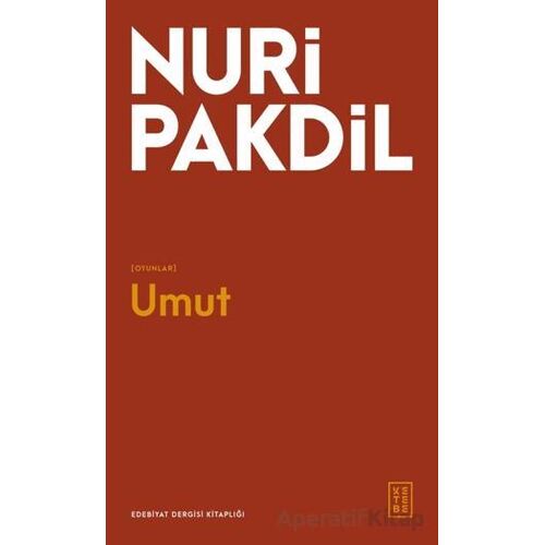 Umut - Nuri Pakdil - Ketebe Yayınları