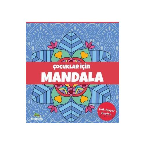 Çocuklar İçin Mandala-Mavi - Emre Aslan - Bookalemun Yayınevi
