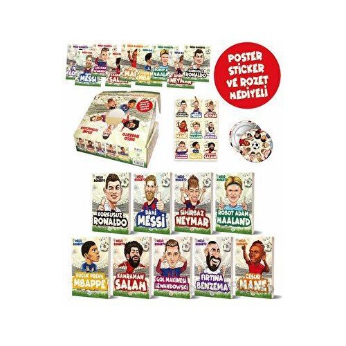Efsane Futbolcular Kutulu Set (9 Kitap Takım) - Diego Roberto - Dokuz Çocuk