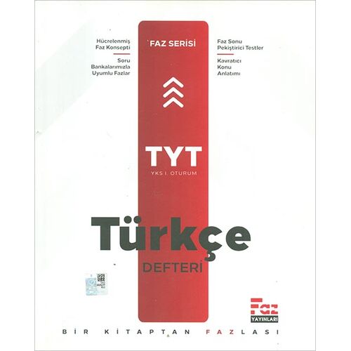 TYT Türkçe Defteri (Kampanyalı) Faz Yayınları