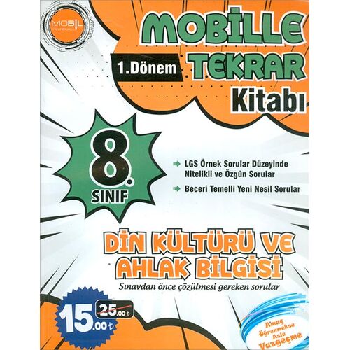 8.Sınıf 1.Dönem Din Kültürü (Kampanyalı) Mobil Tekrar