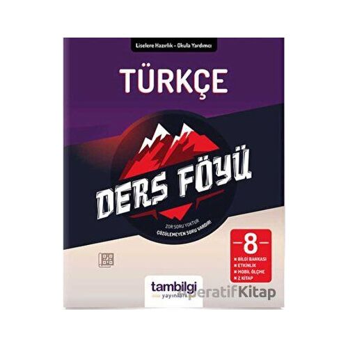 8.Sınıf Türkçe Konu Özetli Soru Bankası (Kampanyalı) Tambilgi Yayınları