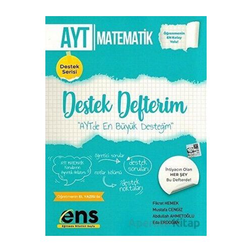 AYT Matematik Destek Defterim (Kampanyalı) ENS Yayıncılık
