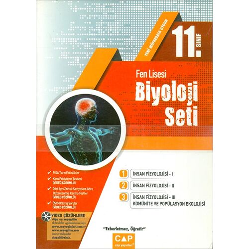 11.Sınıf Fen Lisesi Biyoloji Seti (Kampanyalı) Çap Yayınları