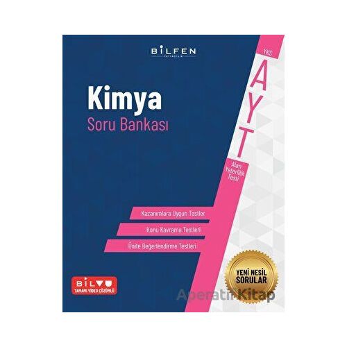 AYT Kimya Soru Bankası (Kampanyalı) Bilfen Yayıncılık