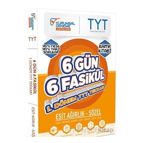 TYT 6 Gün 6 Fasikül 1.Dönem Tekrarı (Kampanyalı)