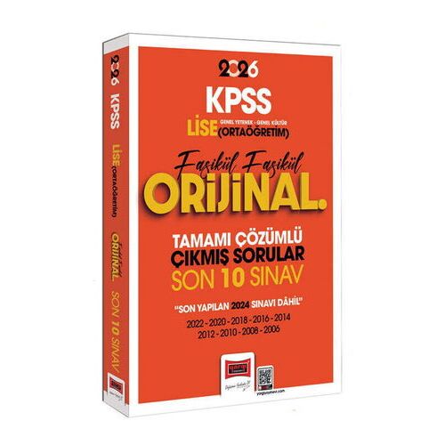 2026 KPSS Lise-Ortaöğretim Fasikül Orijinal Çözümlü Çıkmış Son 10 Sınav Yargı Yayınevi