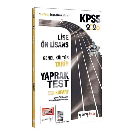 2026 KPSS Lise-Ön Lisans Tarih Çek Kopart Yaprak Test Yargı Yayınevi