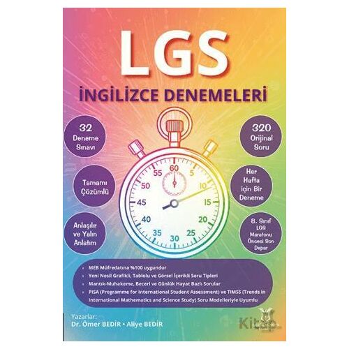 LGS İngilizce Denemeleri - Ömer Bedir - Akademisyen Kitabevi