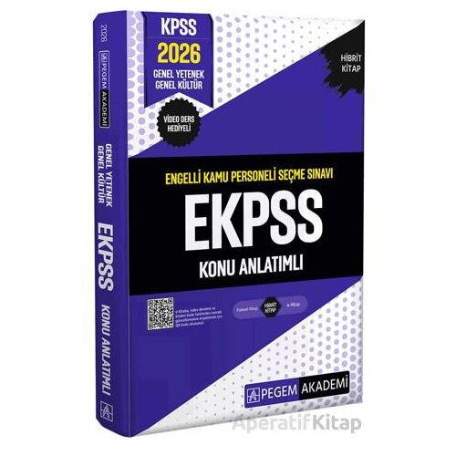 2026 E-KPSS Engelli Kamu Personeli Seçme Sınavı Konu Anlatımlı - Komisyon - Pegem Akademi Yayıncılık