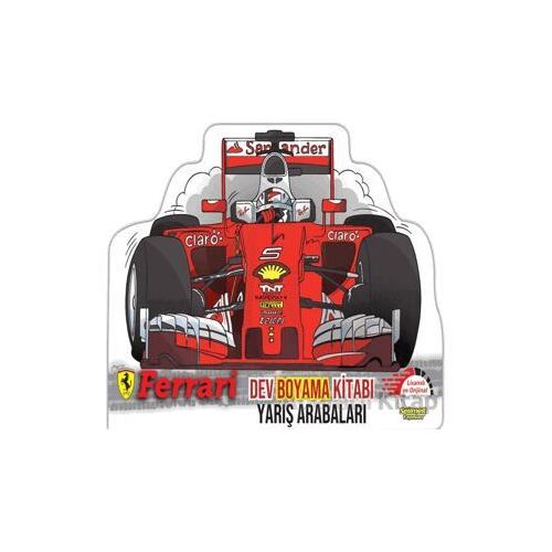 Ferrari Dev Boyama Yarış Arabaları - Kolektif - Selimer Yayınları