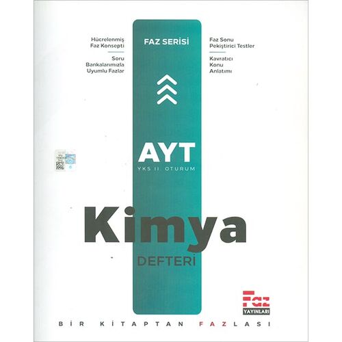 AYT Kimya Defteri (Kampanyalı) Faz Yayınları