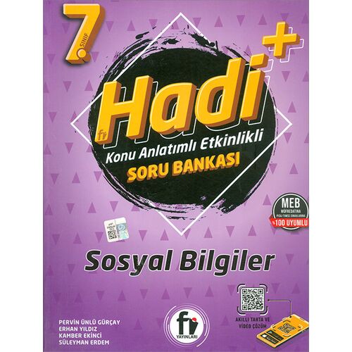 7. Sınıf Hadi+ Sosyal Bilgiler Soru Bankası (Kampanyalı) Fi Yayınları