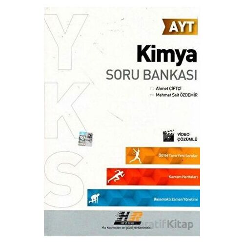 AYT Kimya Soru Bankası Hız ve Renk Yayınları