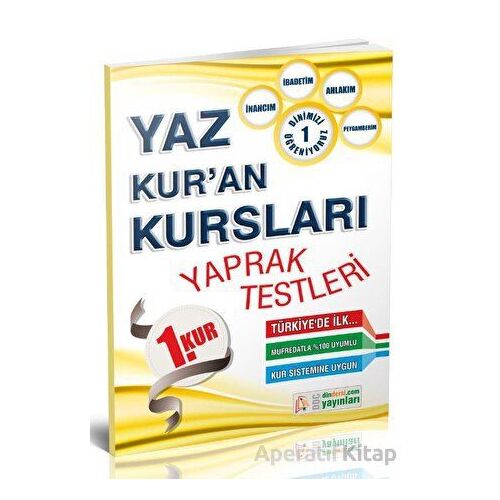 Yaz Kuran Kursları Yaprak Test 1. Kur - DDY Yayınları
