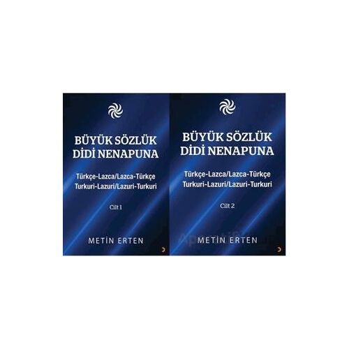 Büyük Sözlük Didi Nenapuna Cilt 1 – 2 - Metin Erten - Cinius Yayınları