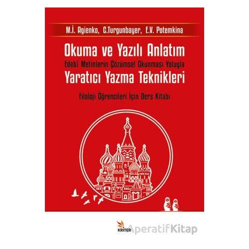 Okuma ve Yazılı Anlatım - Agienko Marina İvanovna - Kriter Yayınları