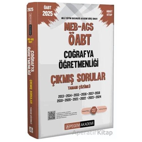 2025 MEB-AGS-ÖABT Coğrafya Öğretmenliği Tamamı Çözümlü Çıkmış Sorular
