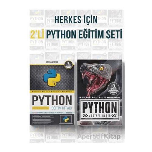 Herkes İc¸in 2li PYTHON Egˆitim Seti (2 Kitap) - Volkan Taşcı - Dikeyeksen Yayın Dağıtım