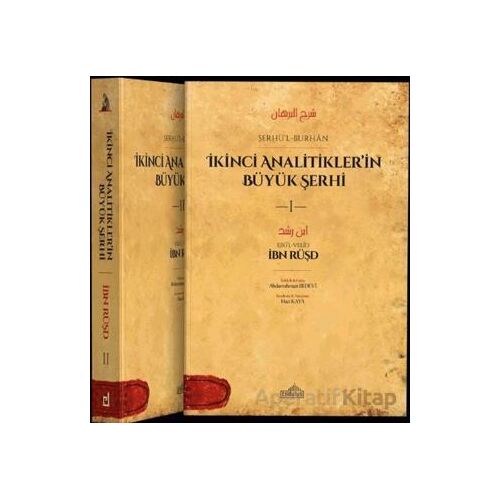 İkinci Analitikler’in Büyük Şerhi 2 Cilt - İbn Rüşd - Endülüs Yayınları