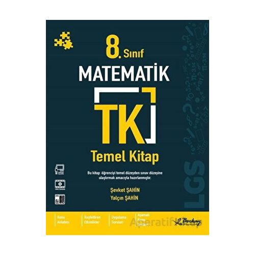 8.Sınıf Matematik Temel Kitap (Kampanyalı) Berkay Yayıncılık