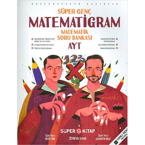 AYT Matematik Süper Genç Matematigram Soru Bankası Süper Kitap