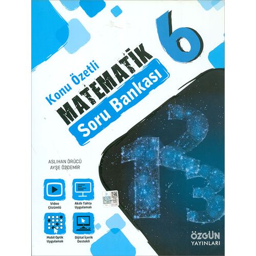 6.Sınıf Matematik Konu Özetli Soru Bankası (Kampanyalı) Özgün Yayınları