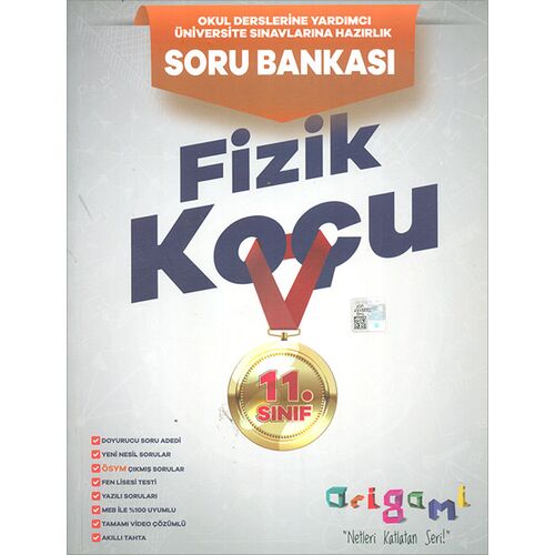 11. Sınıf Origami Fizik Koçu Soru Bankası (Kampanyalı) Tammat Yayıncılık