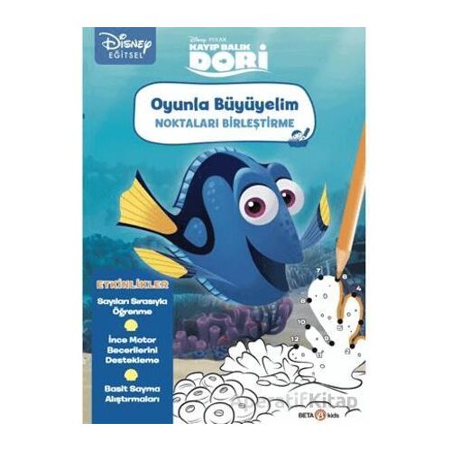 Disney Eğitsel Oyunla Büyüyelim Noktaları Birleştirme - Kayıp Balık Dori - Kollektif - Beta Kids