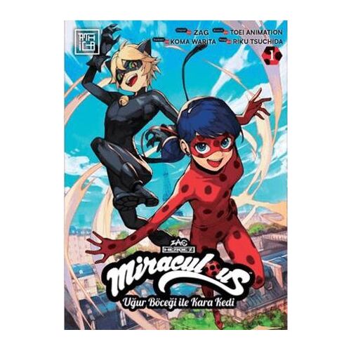 Miraculous: Uğur Böceği ile Kara Kedi 1 - Zag - Athica Yayınları