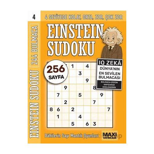 Einstein Sudoku 4 - Bertan Kodamanoğlu - Maxi Yayıncılık