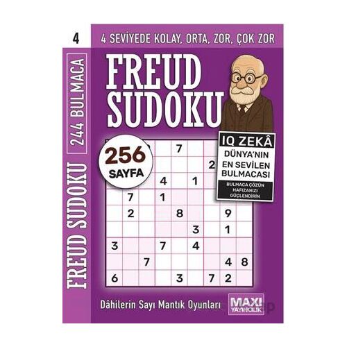 Freud Sudoku 4 - Bertan Kodamanoğlu - Maxi Yayıncılık