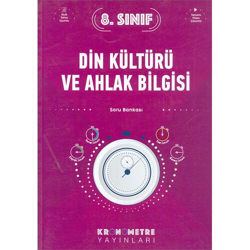 8.Sınıf Din Kültürü Soru Bankası (Kampanyalı) Kronometre Yayınları