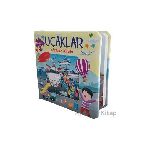 Uçaklar Yapboz Kitabı - Kolektif - Yumurcak Yayınları