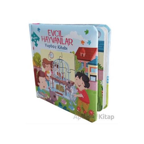 Evcil Hayvanlar Yapboz Kitabı - Kolektif - Yumurcak Yayınları