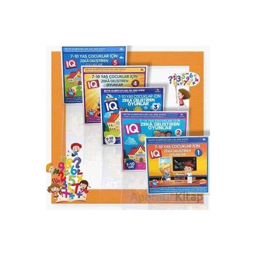 7-10 Yaş ve Üstü Çocuklar İçin Zeka Geliştiren Oyunlar (5 Kitap) - Bahar Çelik - Ekinoks Yayın Grubu
