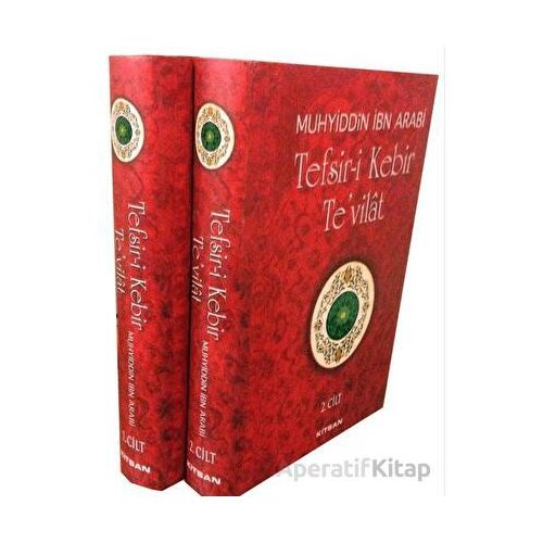 Tefsir-i Kebir Te’vilat (2 Kitap Takım) - Muhyiddin İbn Arabi - Kitsan Yayınları