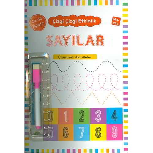 Sayılar 4 Yaş ve Üstü - Çizgi Çizgi Etkinlik - Kolektif - Kukla Yayınları