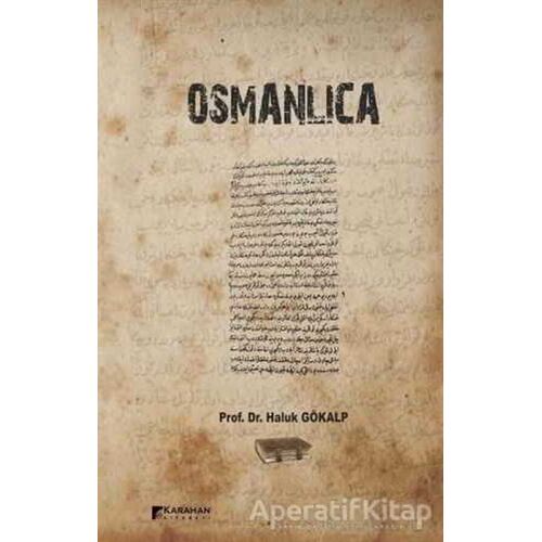 Osmanlıca - Haluk Gökalp - Karahan Kitabevi