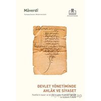 Devlet Yönetiminde Ahlak ve Siyaset - İmam Maverdi - Timaş Akademi