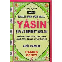 Fihristli Elmalılı Hamdi Yazır Mealli Yasin Şifa ve Bereket Duaları (Yas-133)